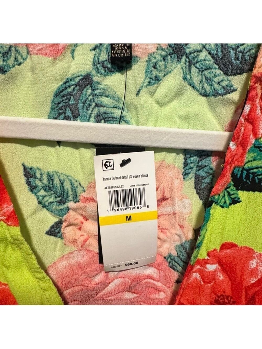 AFRM Floral Tie Front Top - Picture 3 of 10